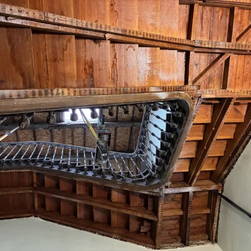 inspeccion estructura inferior escalera