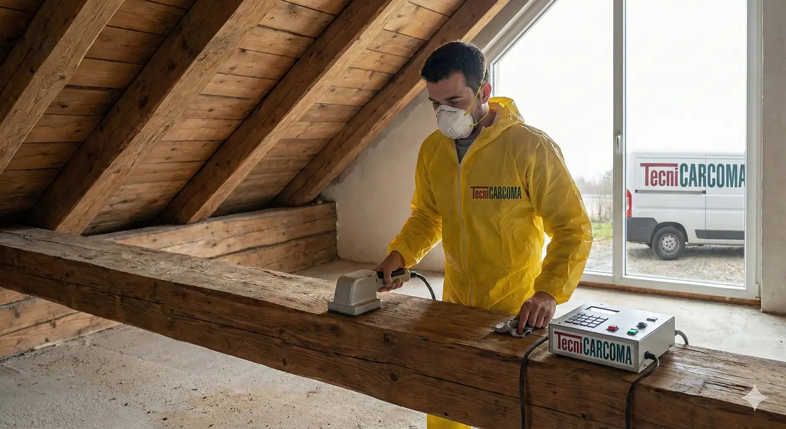 tecnico de tecnicarcoma trabajando